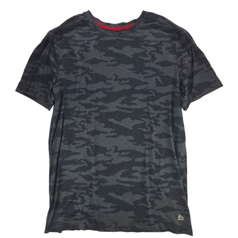 RBX | Gray & Black Camouflage X-Train Performance Shirt | Size Medium